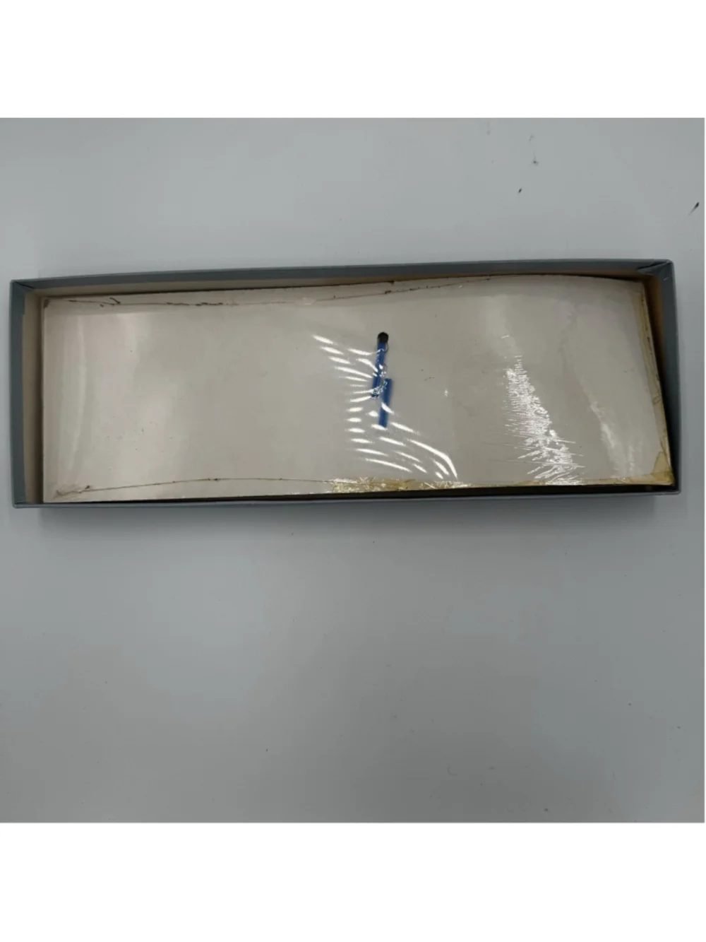 Vintage Challah Knife Judaica Engraved Blade Silver Tone Handle w/ Box Judaica